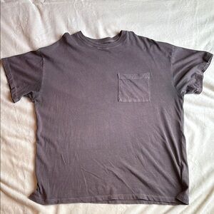 Madewell Slate Gray Short Sleeve Tee- Oversized